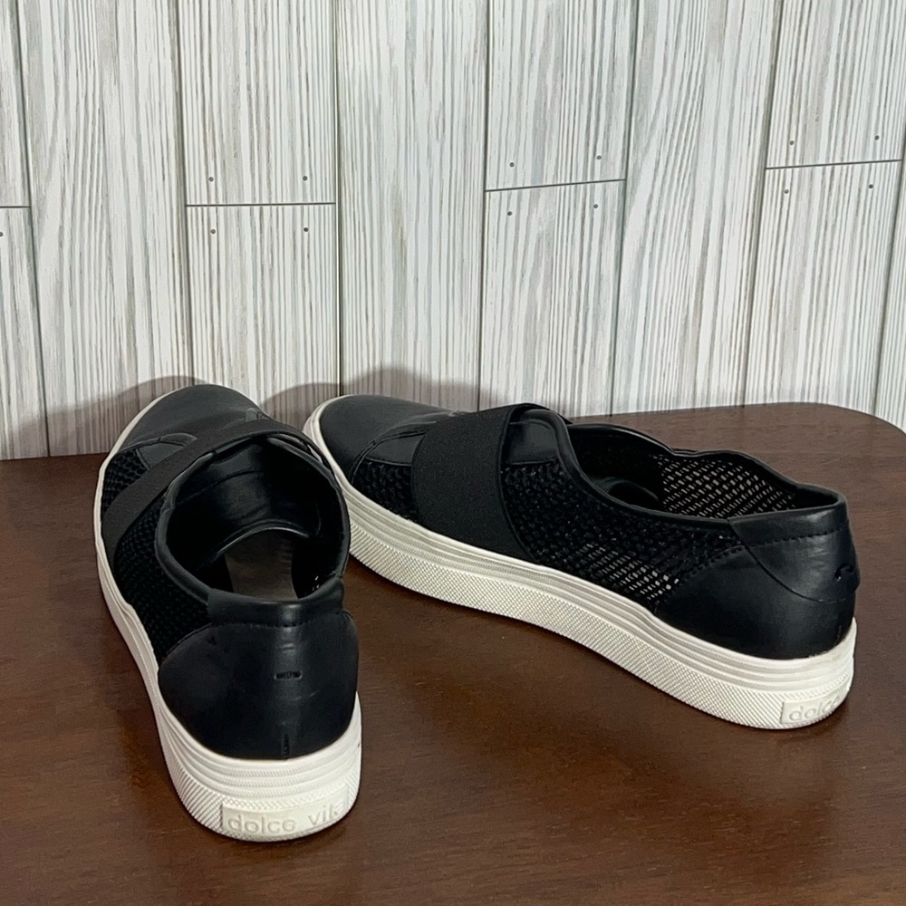 Dolce Vita Black Mesh Shoes - Picture 3 of 6